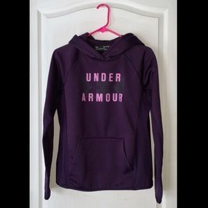 Purple Under Armor Hoodie